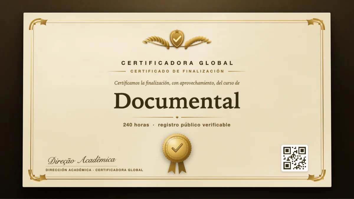 Portada del curso Documental