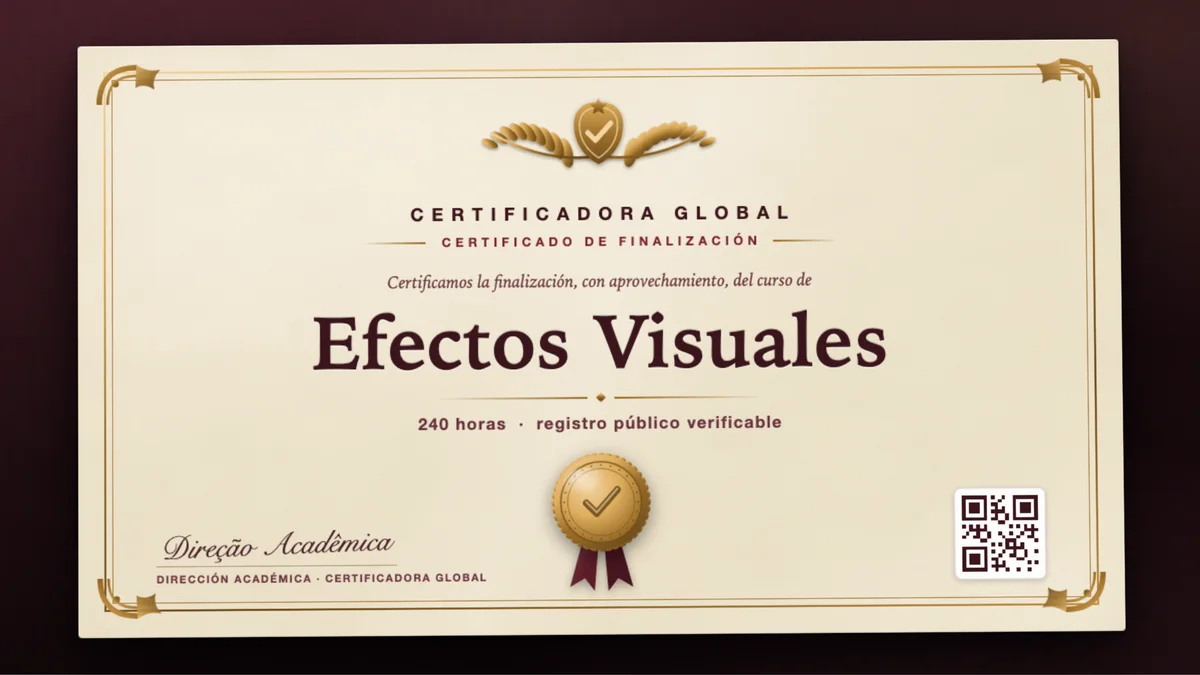 Portada del curso Efectos Visuales