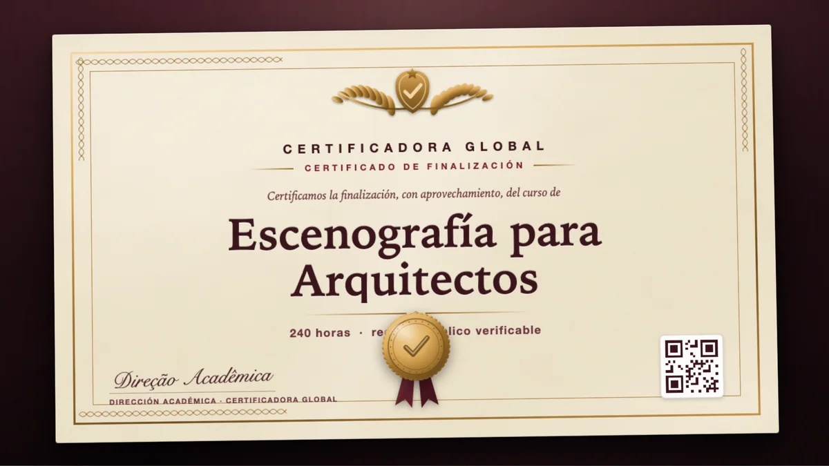 Portada del curso Escenografía para Arquitectos