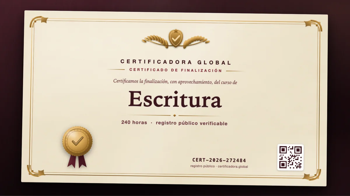Portada del curso Escritura