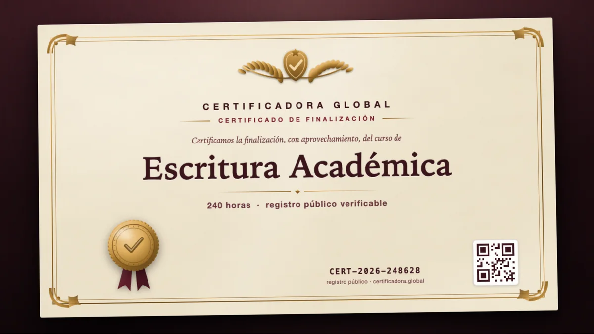 Portada del curso Escritura Académica