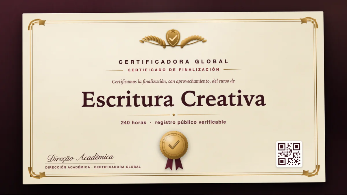 Portada del curso Escritura Creativa