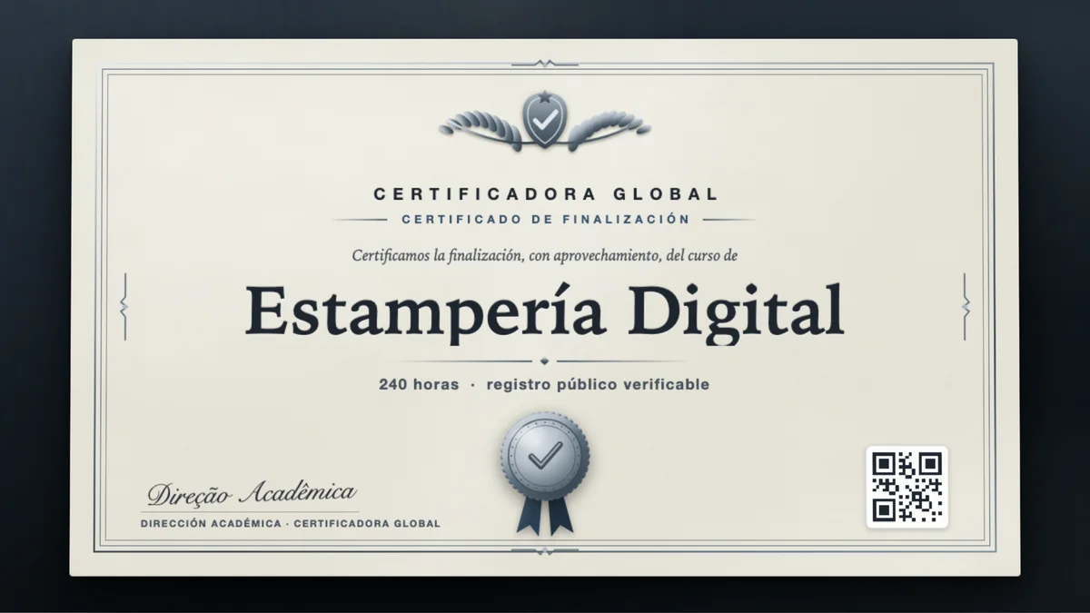 Portada del curso Estampería Digital