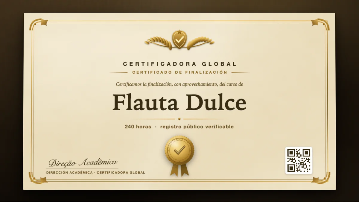 Portada del curso Flauta Dulce