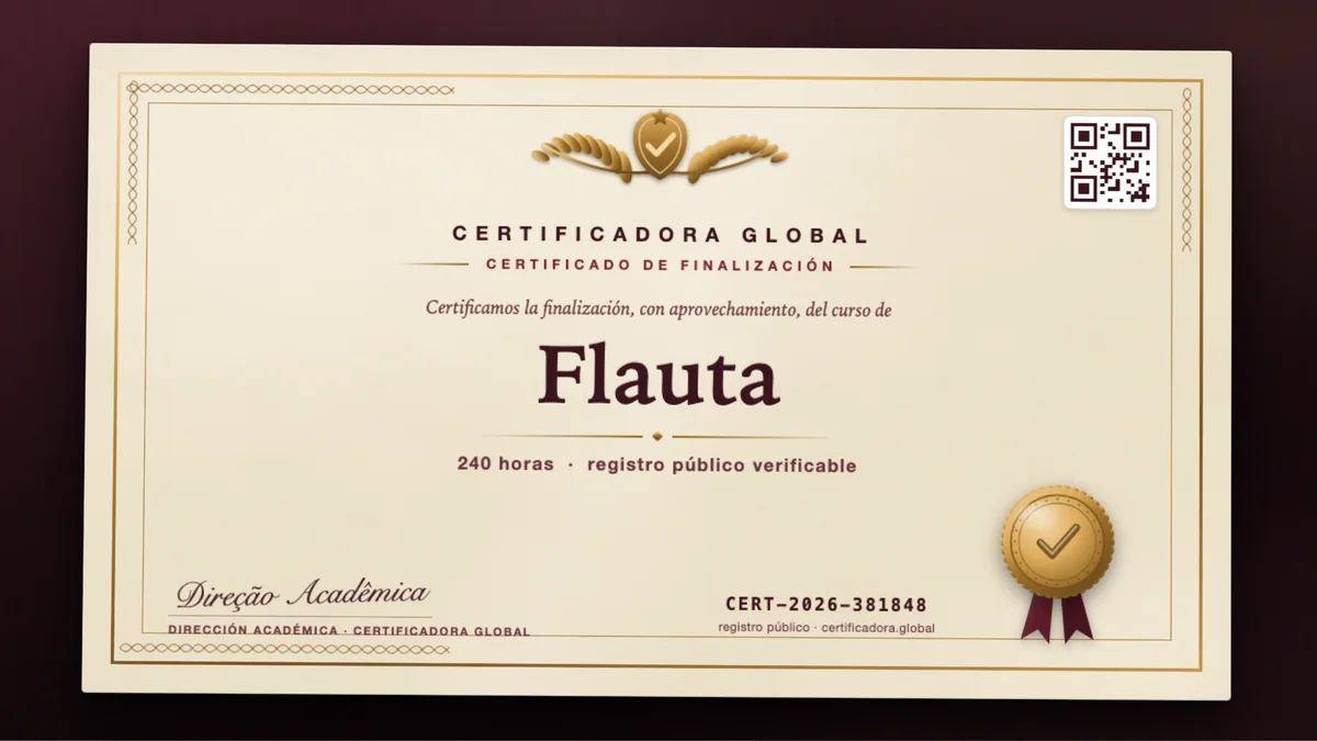 Portada del curso Flauta
