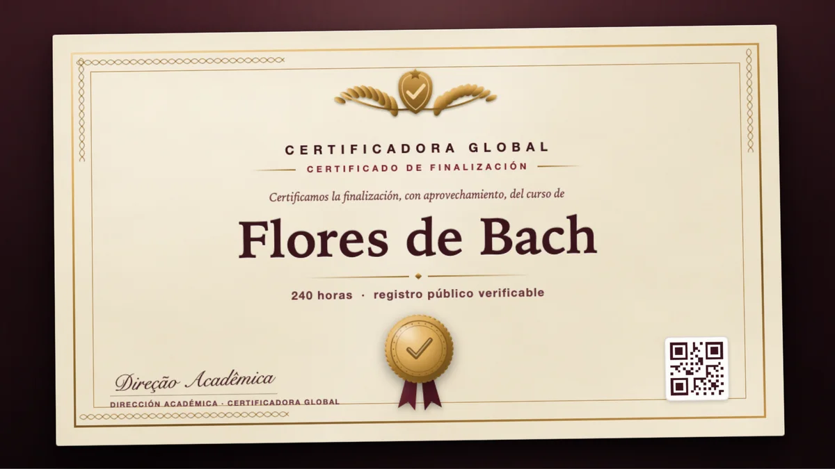 Portada del curso Flores de Bach