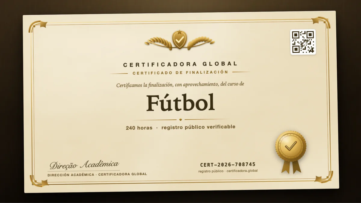 Portada del curso Fútbol