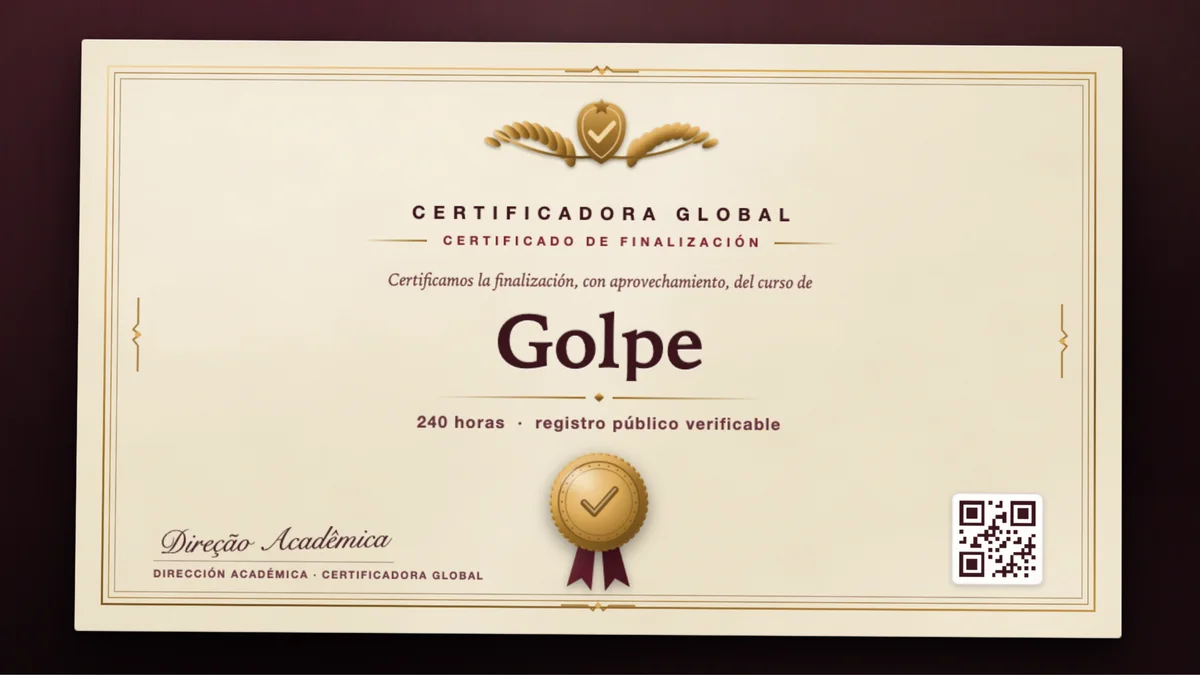 Portada del curso Golpe