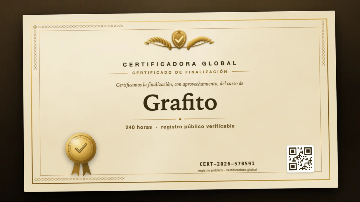 Portada del curso Grafito