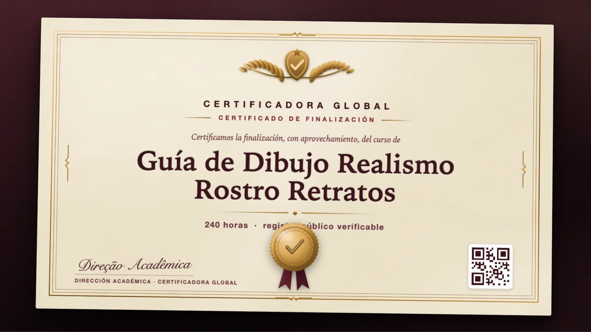 Portada del curso Guía de Dibujo Realismo Rostro Retratos