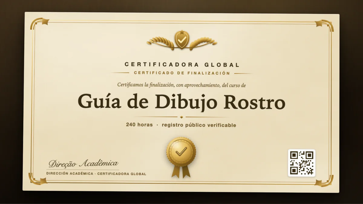 Portada del curso Guía de Dibujo Rostro
