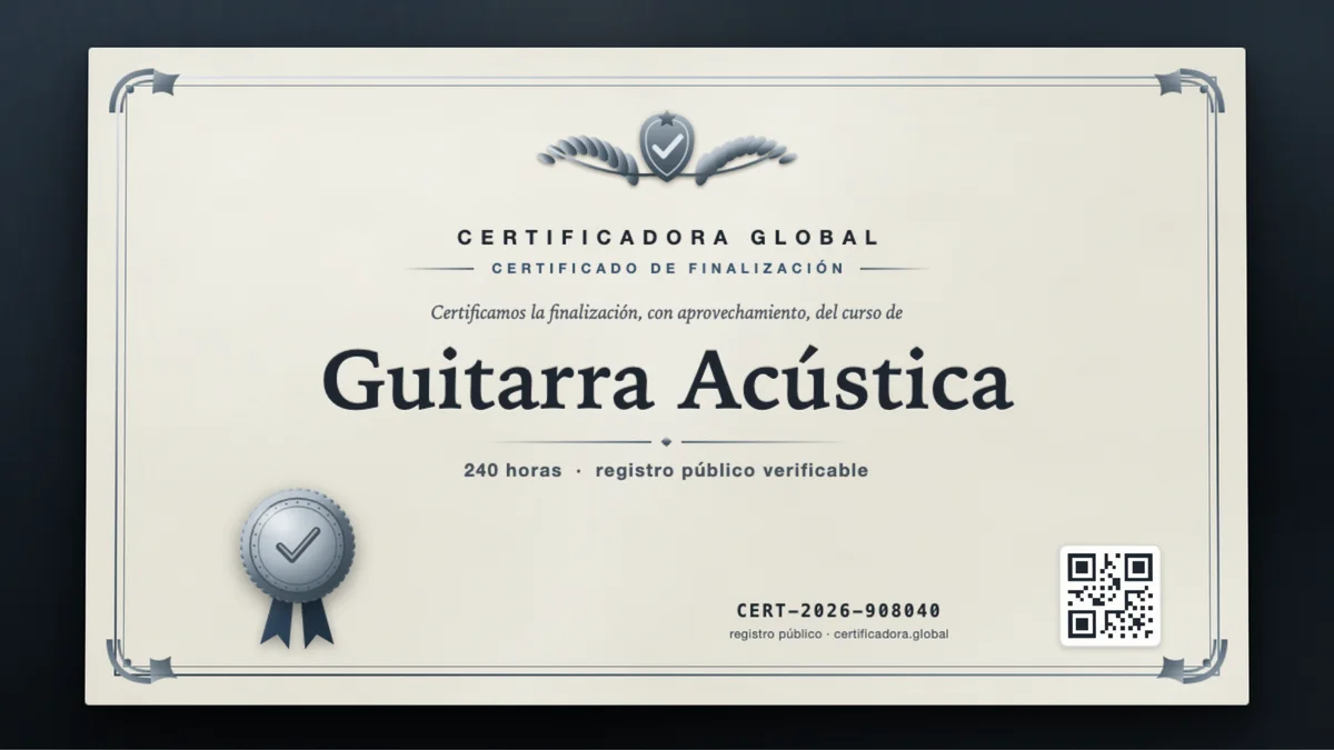 Portada del curso Guitarra Acústica