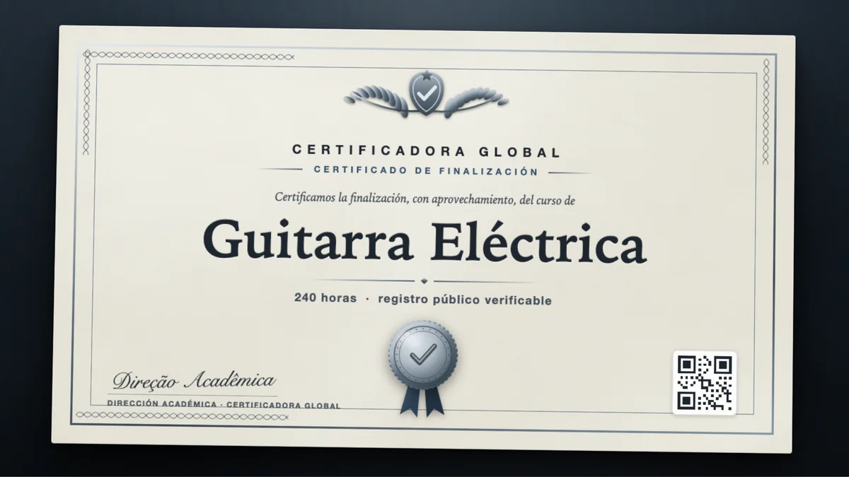 Portada del curso Guitarra Eléctrica