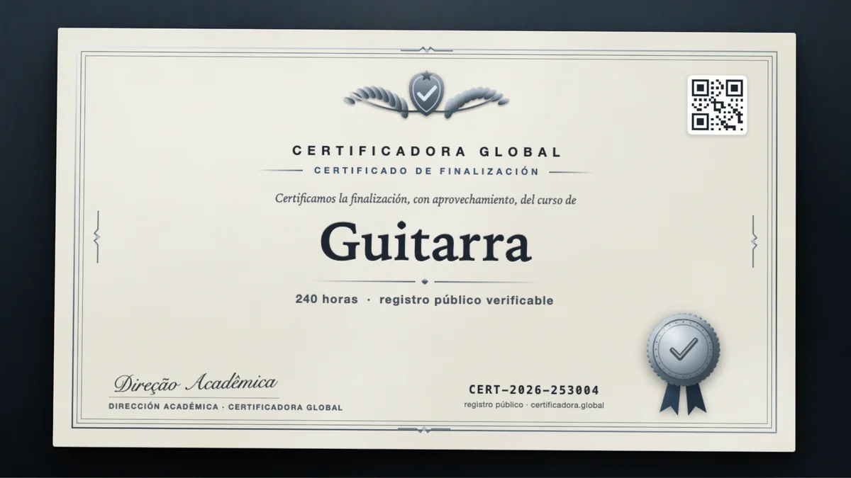 Portada del curso Guitarra