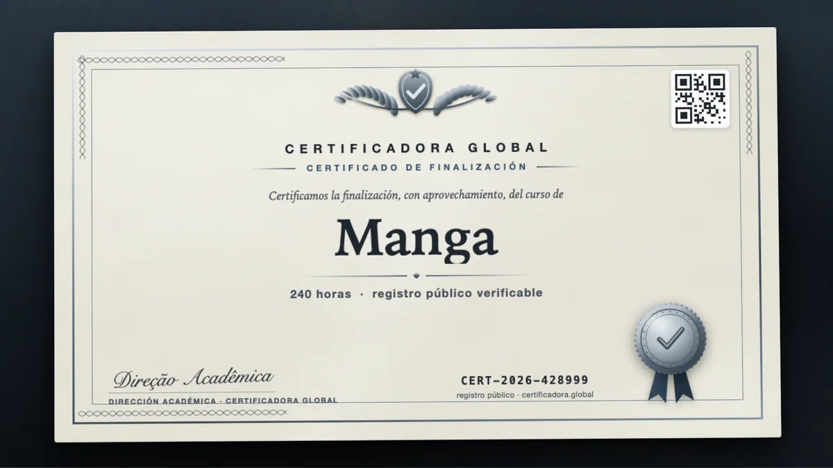 Portada del curso Manga