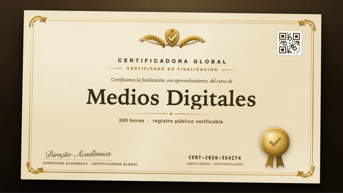 Portada del curso Medios Digitales