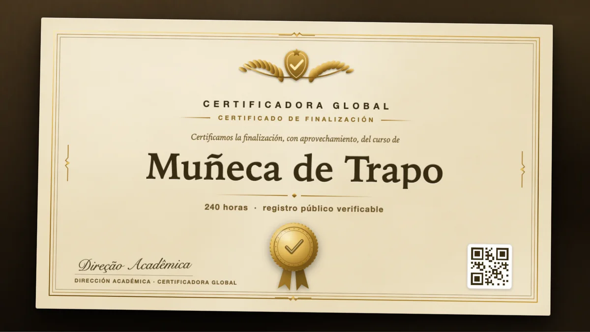 Portada del curso Muñeca de Trapo