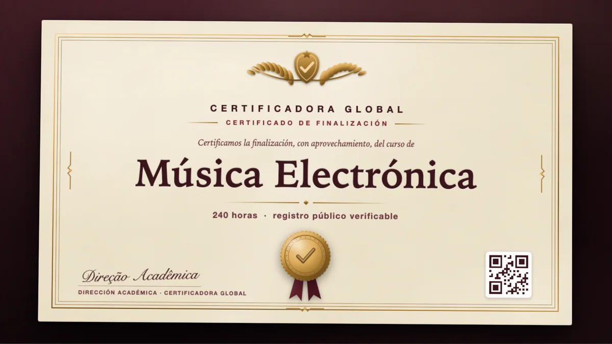 Portada del curso Música Electrónica