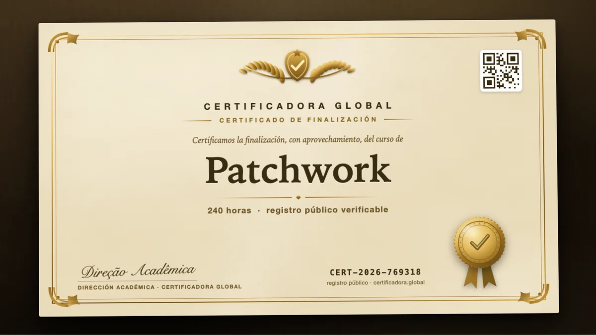 Portada del curso Patchwork