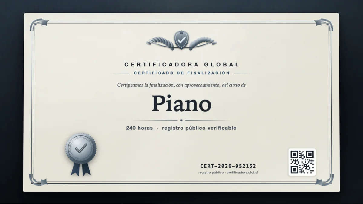 Portada del curso Piano