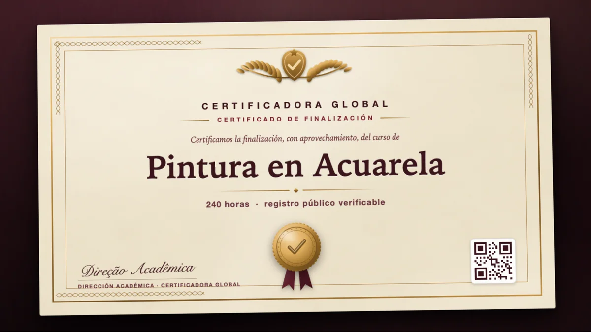Portada del curso Pintura en Acuarela