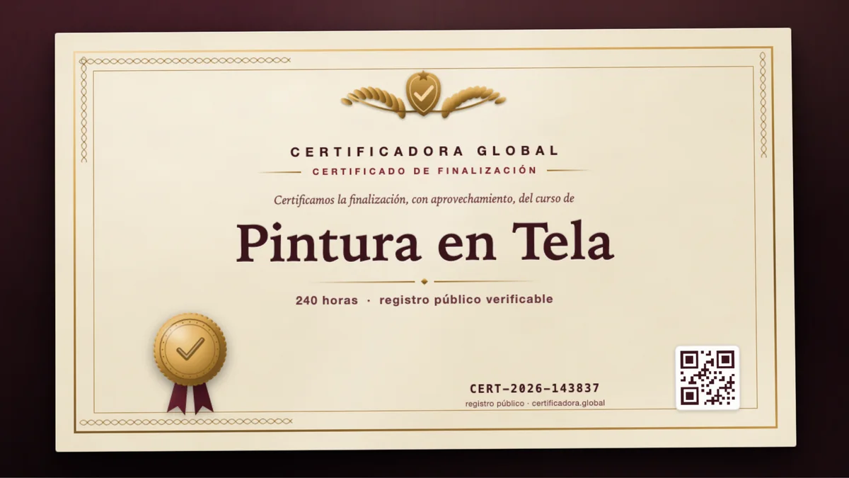 Portada del curso Pintura en Tela
