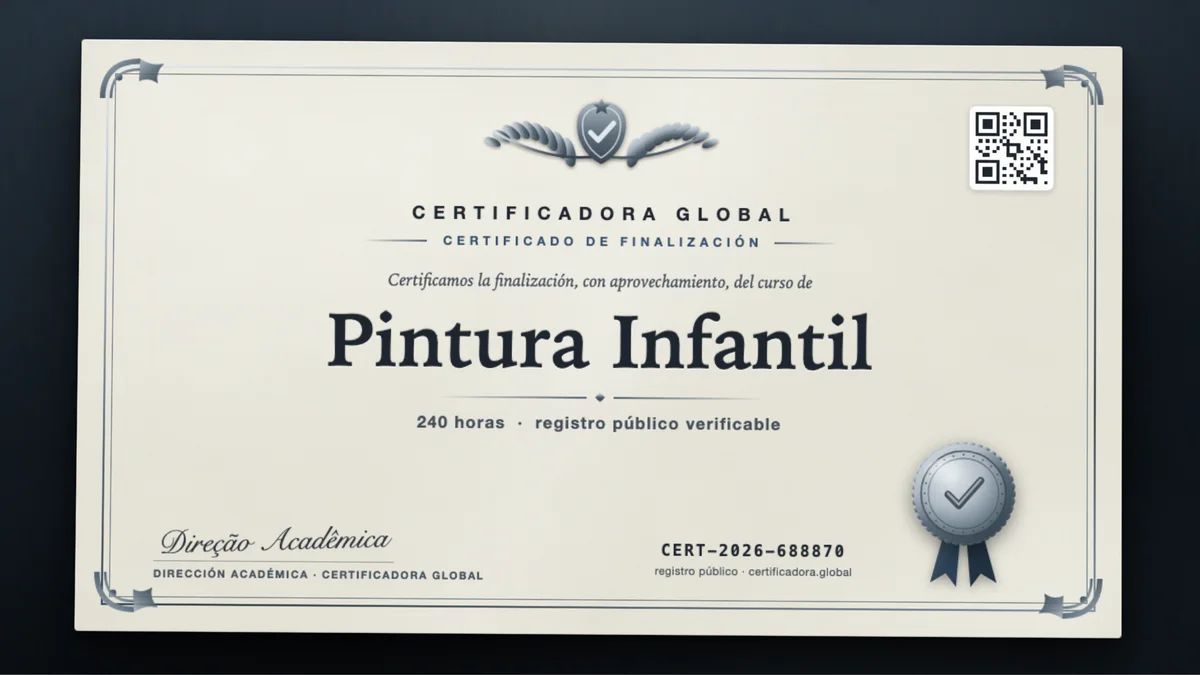 Portada del curso Pintura Infantil