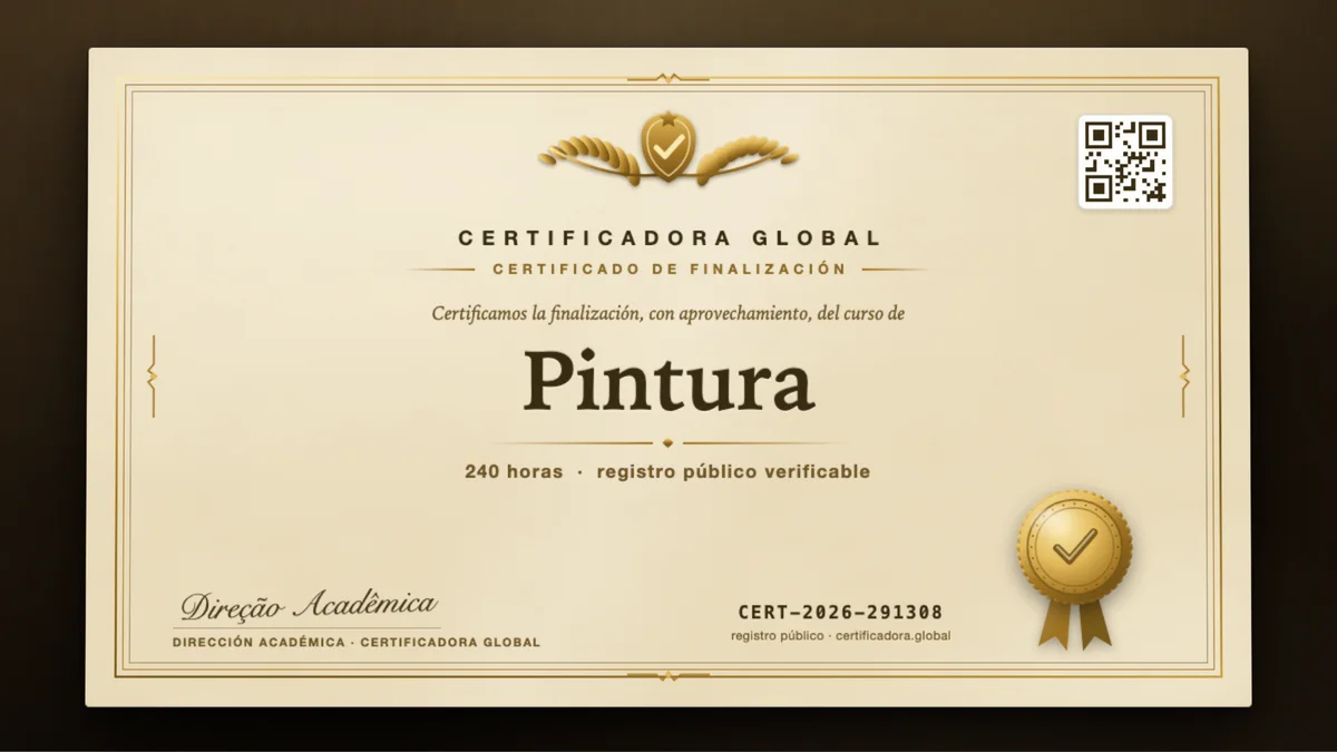 Portada del curso Pintura