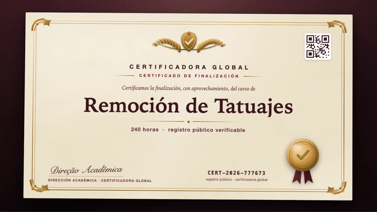 Portada del curso Remoción de Tatuajes