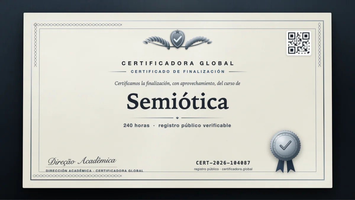 Portada del curso Semiótica