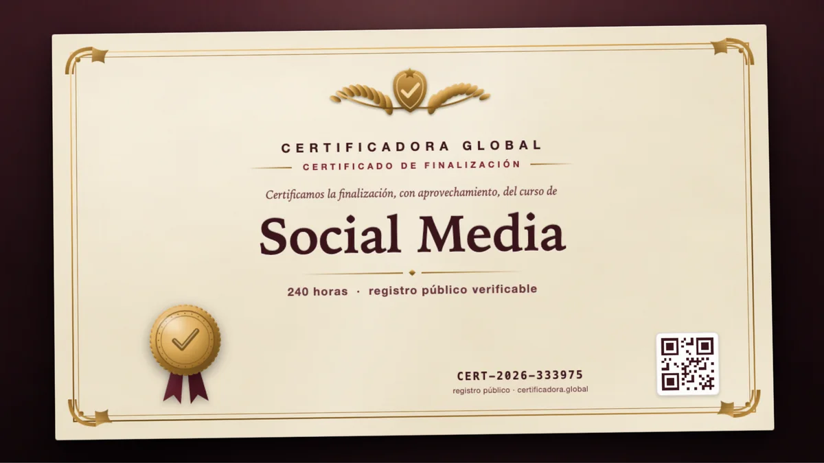 Portada del curso Social Media