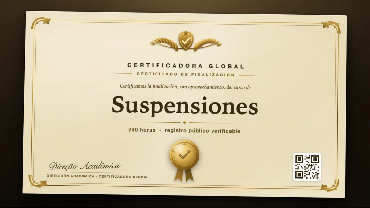 Portada del curso Suspensiones