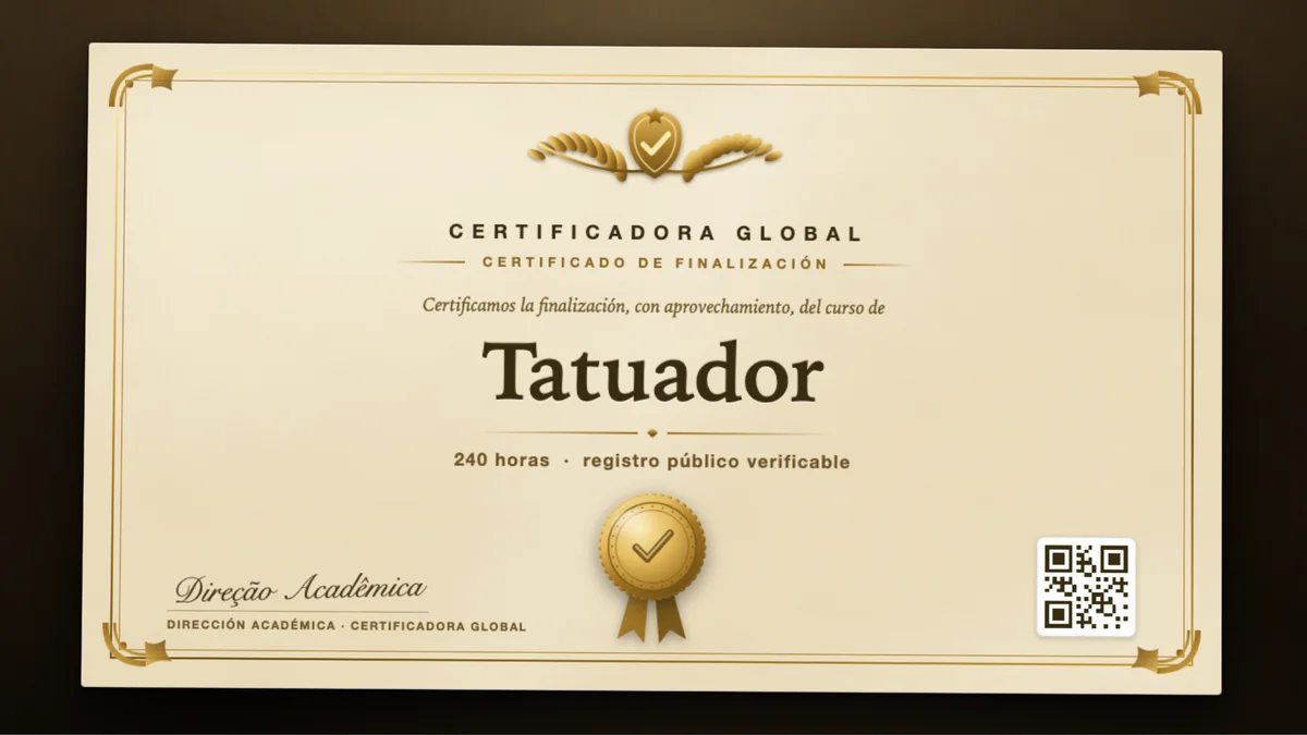 Portada del curso Tatuador