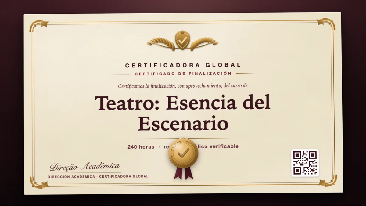 Portada del curso Teatro: Esencia del Escenario
