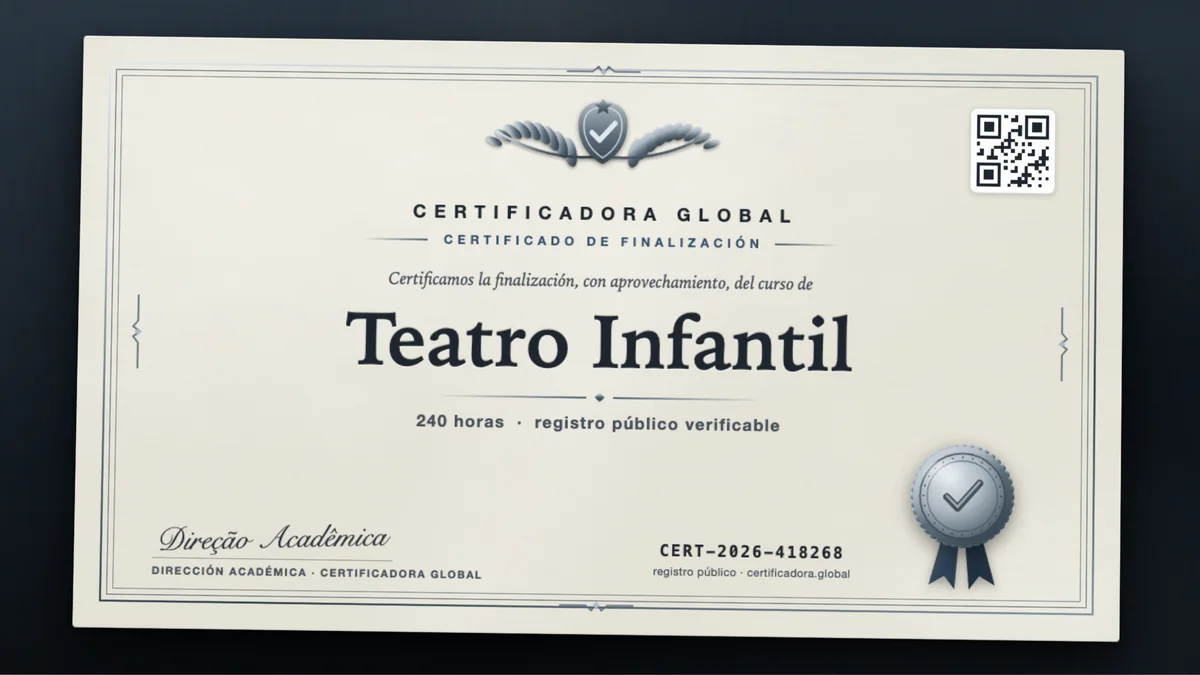 Portada del curso Teatro Infantil