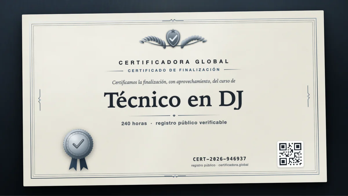 Portada del curso Técnico en DJ