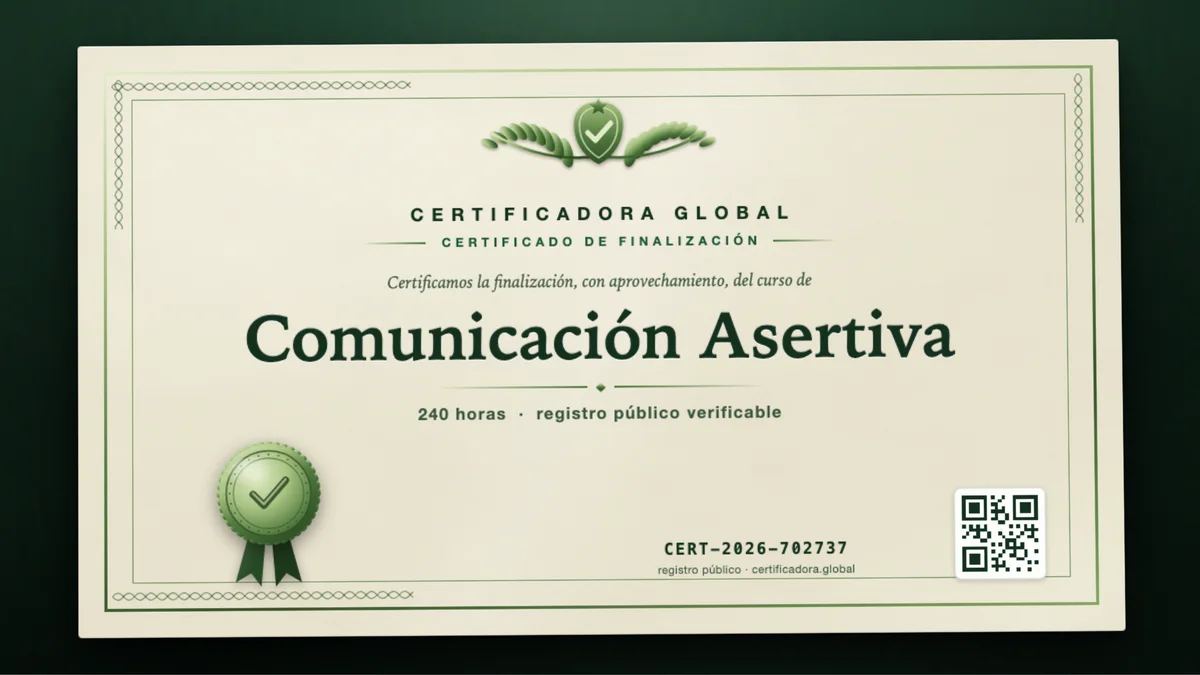 Portada del curso Comunicación Asertiva