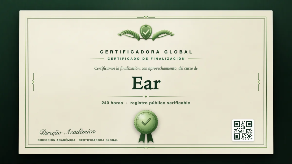 Portada del curso Ear