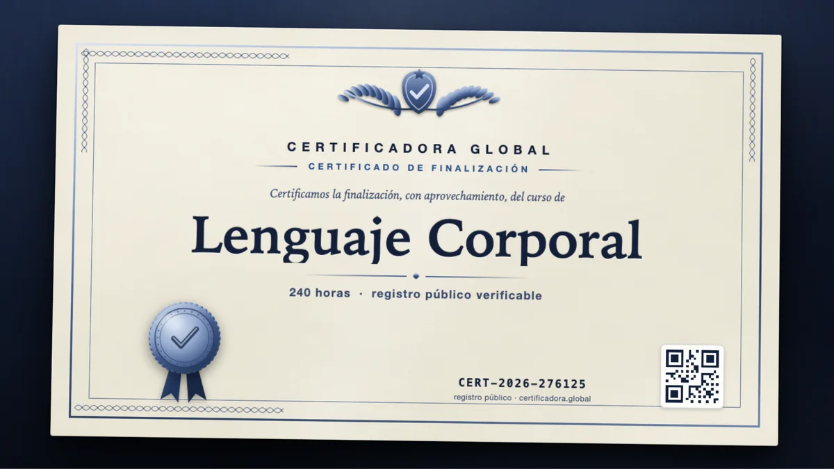 Portada del curso Lenguaje Corporal