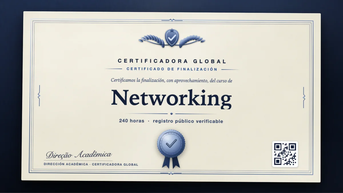 Portada del curso Networking