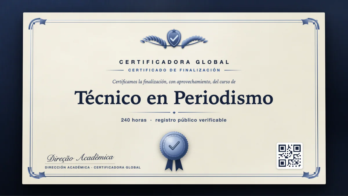 Portada del curso Técnico en Periodismo