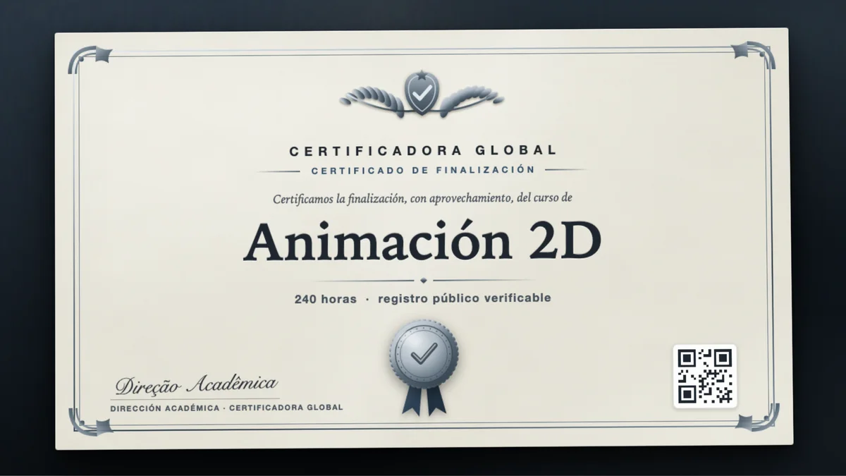 Portada del curso Animación 2D