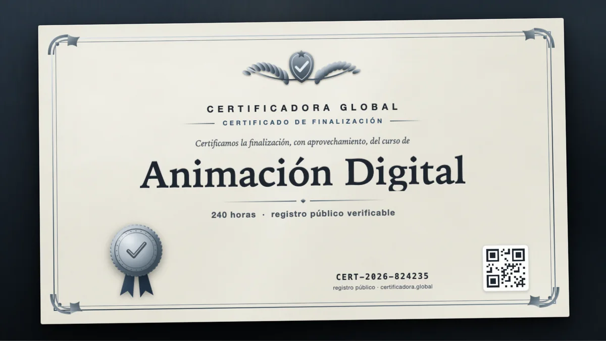 Portada del curso Animación Digital