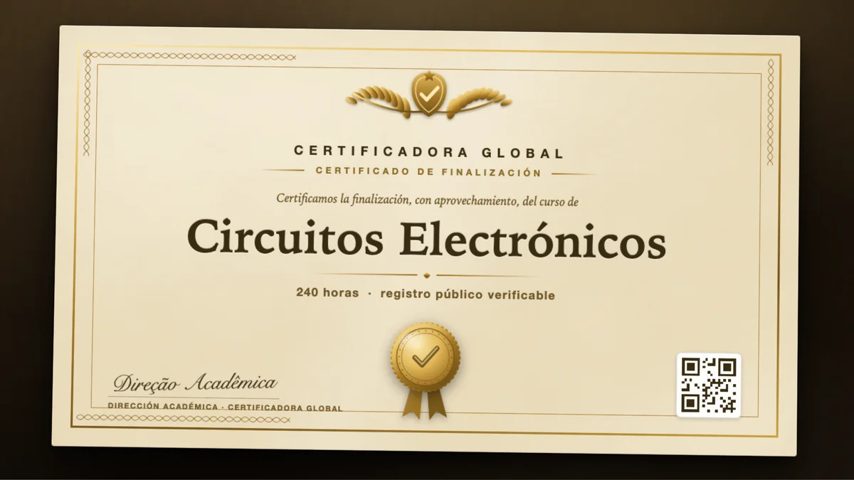 Portada del curso Circuitos Electrónicos