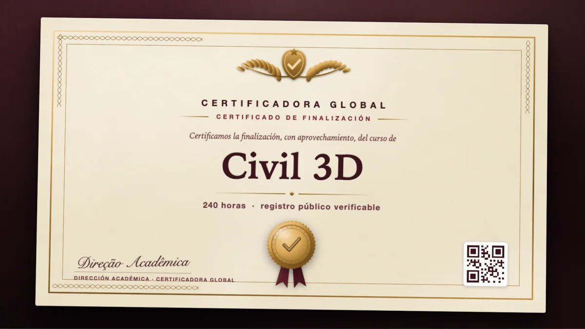 Portada del curso Civil 3D