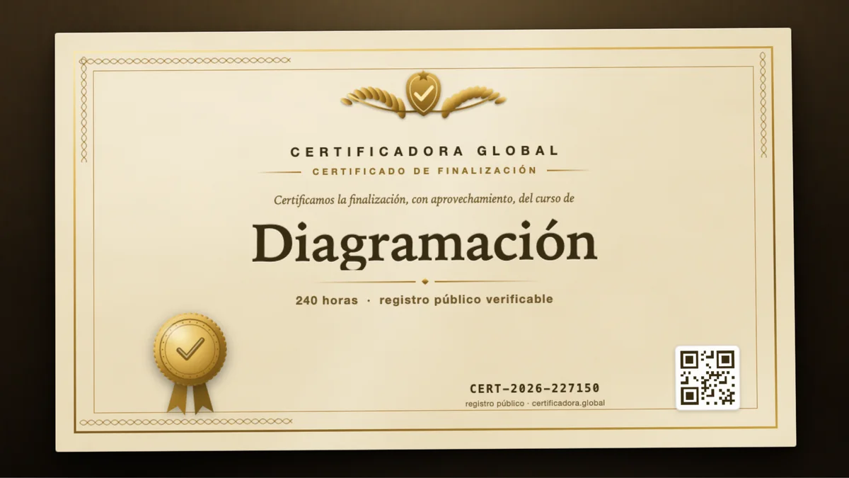Portada del curso Diagramación
