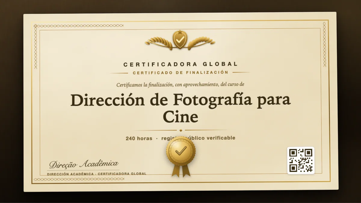 Portada del curso Dirección de Fotografía para Cine