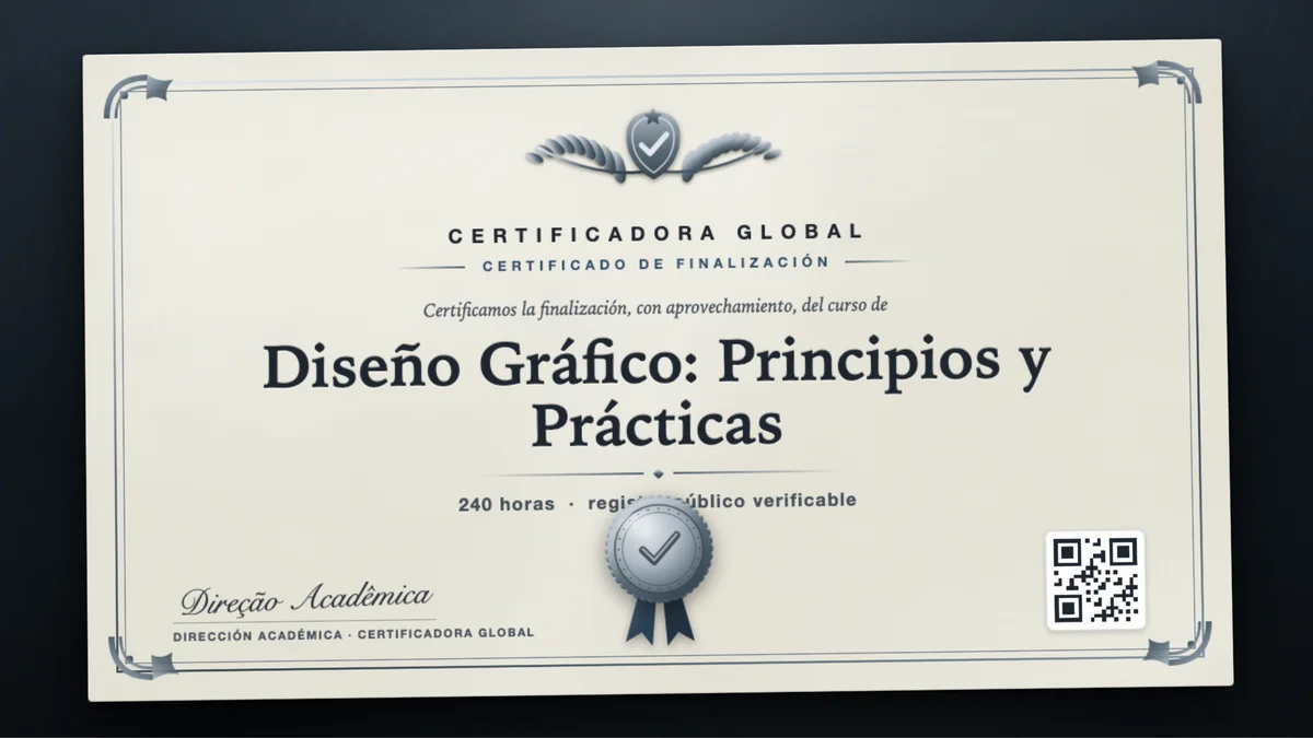 Portada del curso Diseño Gráfico: Principios y Prácticas