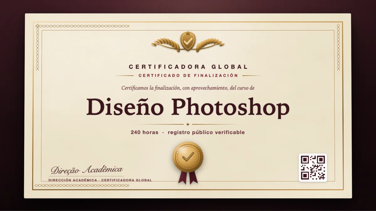 Portada del curso Diseño Photoshop