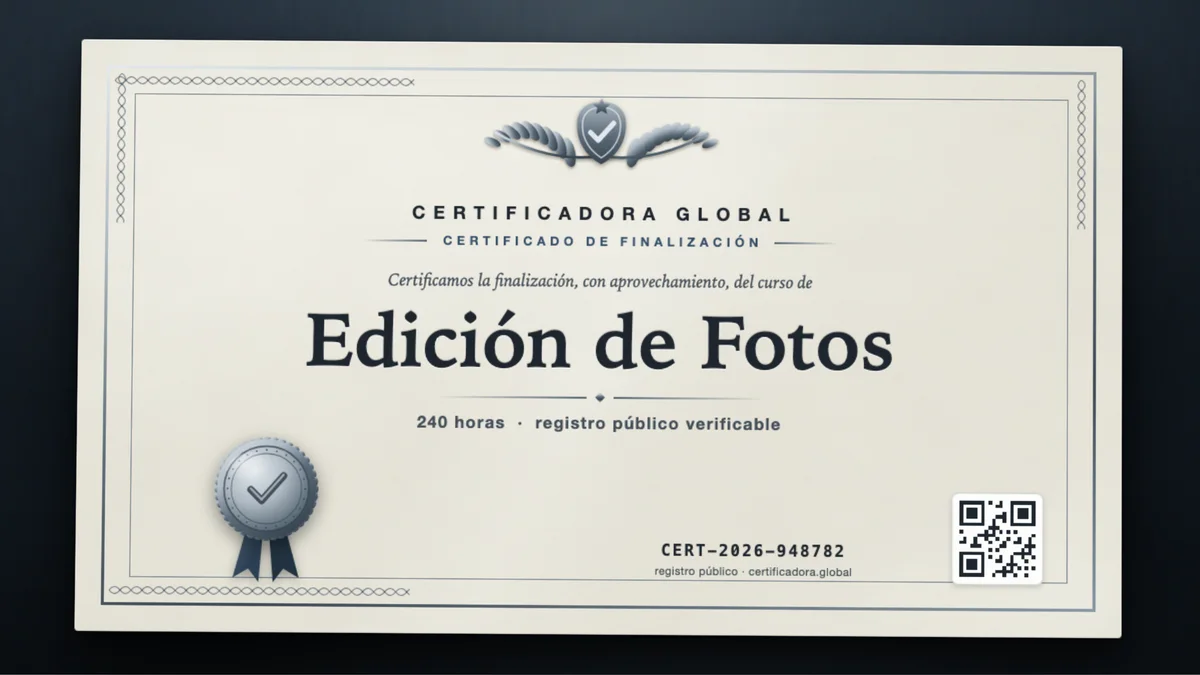 Portada del curso Edición de Fotos